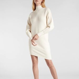 Express turtleneck asymmetric sweater dress NWT - Small